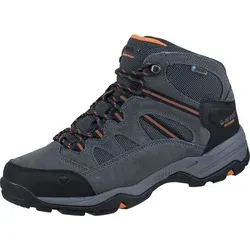 Hi-Tec Wanderschuhe Bandera II WP - Wasserdicht, Herren Größe 44 - Wanderschuhe mit strapazierfähigem Wildleder und atmungsaktivem Mesh, wasserdichter Dri-Tec-Membran für trockene Füße und optimalem Komfort auf jedem Gelände.