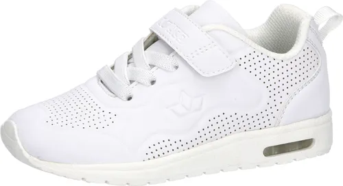 LICO Kinder Klett Halbschuh mit Stretchsenkel weiß 32