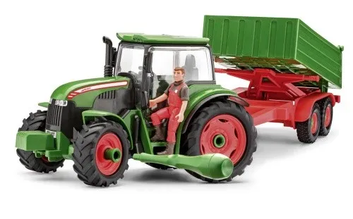 Revell 00817 Junior Kit - Traktor mit Anhänger und Spielfigur - Spielzeug im Maßstab 1:20, ideal für kreative Spielstunden und fördert die Motorik von Kindern.