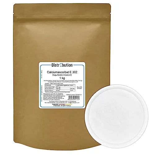 Vitamin C Pulver 1kg Calciumascorbat E 302 gepuffert
