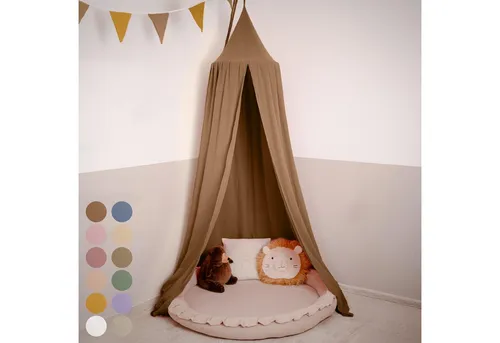 lilimaus Baldachin Kinderzimmer in braun von lilimaus