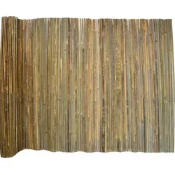 UNUS Bambus-Sichtschutzmatte – Flacher Sichtschutz für Garten und Balkon