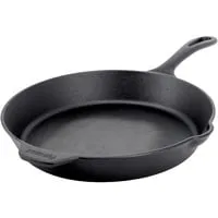 Feuerpfanne fp30 Essential Line, Ø 30cm, schwarz - Hochwertige Gusseisenpfanne mit robustem Stiel. Ideal für gleichmäßige Wärmeverteilung und vielseitige Zubereitung von Speisen.