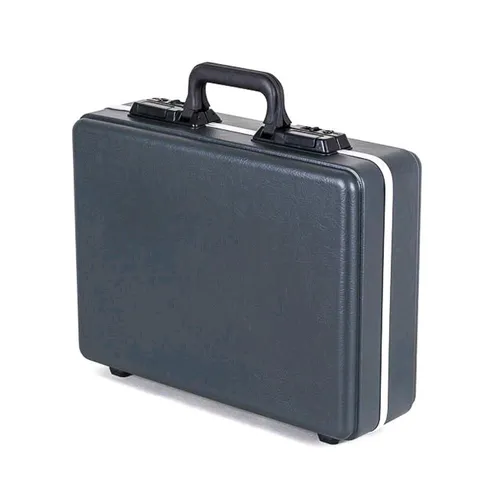 Produktbild Profi Arztkoffer Hartschalenkoffer Doktortasche Kunststoff Ampullenspender grau
