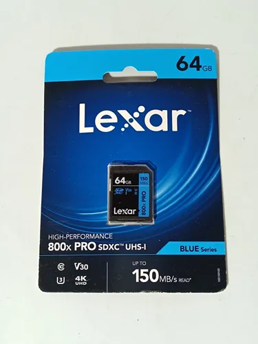 Lexar High-Performance 800x PRO 64GB SDXC UHS-I 150 MB/s V30 U3 C10      _0.01_5