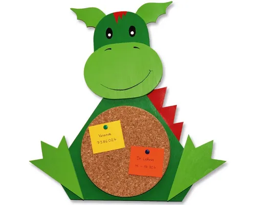 matches21 HOME & HOBBY Dino Holz Pinnwand Bausatz Kinder Holzbaukasten