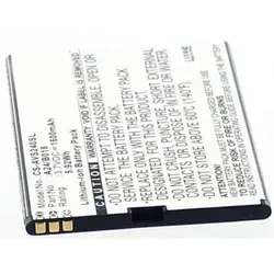 Produktbild Akku für Avus A24/B018 Li-Ion 3,7 Volt 1600 mAh schwarz