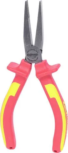KS Tools ERGOTORQUE VDE Flachzange, 170 mm - 117.1125 - VDE-zertifizierte Flachzange, ideal für sichere elektrische Arbeiten, ergonomischer Griff für optimalen Komfort.