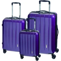 CHECK.IN Trolley-Set LONDON 2.0 in lila von Check.In