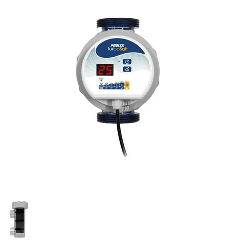 Poolex Turbo Salt 400 - Salzelektrolyse für sauberes Poolwasser - Wasserpflegeprodukt für Schwimmbäder bis 40m³, sorgt mit 8g/h für effektive Desinfektion und ein angenehmes Badeerlebnis.