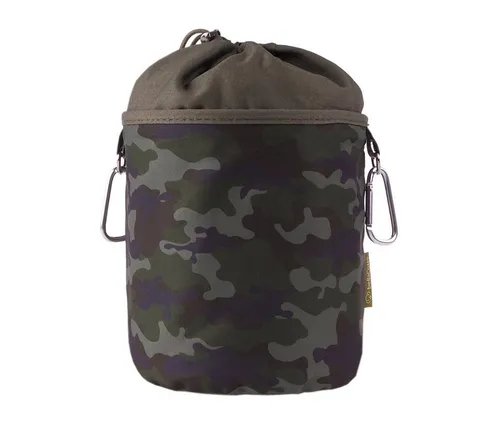 bellaCott Wäscheklammern Wäscheklammerbeutel aus Baumwolle mit zwei Karabinerhaken