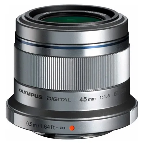 Olympus M.ZUIKO DIGITAL 45mm F1.8 (Silver)