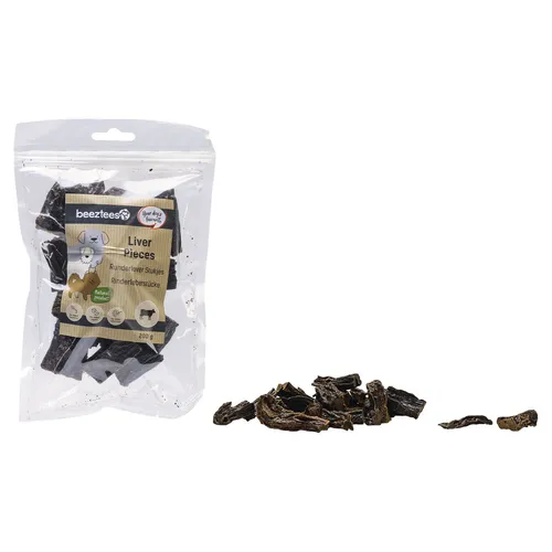 Beeztees Hundesnack Rinderleberstücke 200 g, UVP 4,49 EUR, NEU