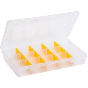 Allit Sortimentskasten EuroPlus Basic 29/3-12, 29 x 4,6 x 18,5cm, Kunststoff, mit 15 Fächern