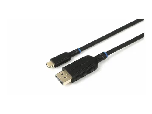 USB-C Displayport Kabel 2m - Hochwertiges USB-C Displayport Kabel, 2m lang für gestochen scharfe Videoübertragung und optimale Bildqualität, ideal für Monitore und Laptops.