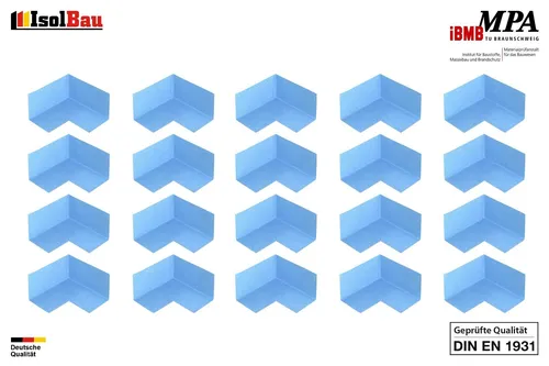 Isolbau Innenecke 20 Stk Dichtmanschette Flüssigfolie Abdichtung Außen Dichtband