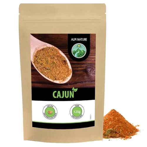 Alpi Nature Cajun Gewürzmischung 125g, Cajun Gewürz, indische Gewürze zum Kochen