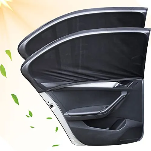 FINEVERNEK 2 Stück Sonnenschutz Auto Baby mit UV Schutz, Kinder,Universal Sonnenblende für Autofenster Sonnenschutzrollos Heckscheibe