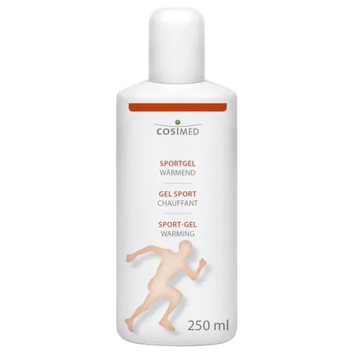 cosiMed Sport-Gel wärmend, Wärmegel, Aufwärmgel, Wärmecreme, 250 ml