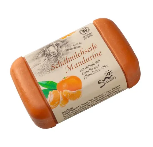 Saling Handseife Schafmilchseife - Mandarine 100g
