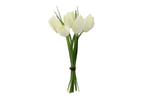 Kunstblume Kunstblume, Seidenblume MINI-TULPENBUND 23cm mit 7 Tulpen, Gasper, Höhe 23.00 cm