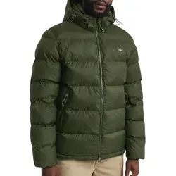 Gant Steppjacke ACTIVE CLOUD JACKET - Regular Fit mit abnehmbarer Kapuze - Übergangsjacke mit 2-Wege-Reißverschluss für optimale Bewegungsfreiheit, ideal für kühle Tage. Leichtes Material und individuelle Anpassung durch Gummizug sorgen für maximalen Tragekomfort.