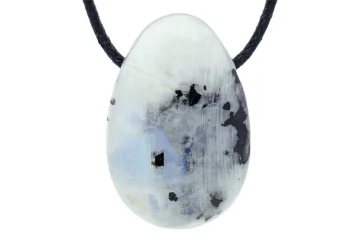 Lebensquelle Plus Kettenanhänger Tropfen Anhänger Edelstein + Edelsteinkarte