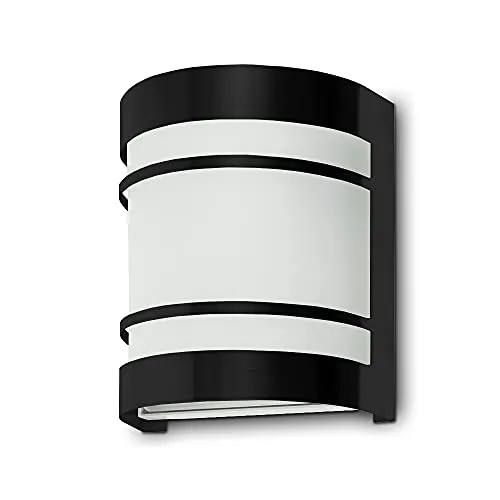 Kwazar Luminaire LED Halogen Edelstahl Wandlampe MEGAN E27 Fassung max. 60W Wandleuchte Terrasse Außenwandleuchte