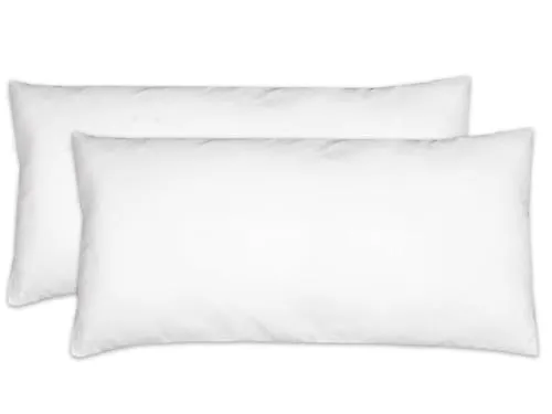 ZOLLNER 2er Set Kopfkissen - Hotelqualität Made in Germany - Kissen in Hotelqualität, 40x80 cm, mit formstabiler Polyesterfüllung und waschbar bis 60°C – ideal für Allergiker und höchsten Schlafkomfort.