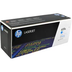 HP 659A (W2011A) Original LaserJet Tonerkartusche Cyan - Brillante Fotoqualität für bis zu 13.000 Seiten, kompatibel mit HP LaserJet Druckern