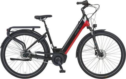 Prophete E-Bike Cityrad Geniesser 4.9 - E-Citybike mit 7-Gang Shimano Nexus, leistungsstarker 250 W Mittelmotor und 540 Wh Akku für bis zu 170 km Reichweite. Ideal für stilvolle und komfortable Fahrten in der Stadt.
