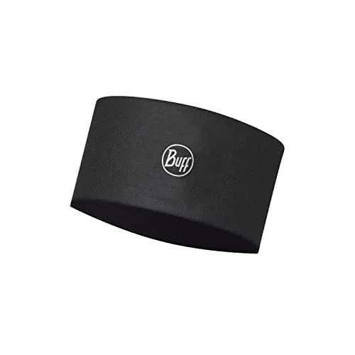 Buff CoolNet UVWide Stirnband SOLID BLACK von BUFF