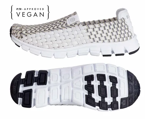 Ballop ALOHA Slip-On Sneaker in Weiß, Größe 38 von Ballop