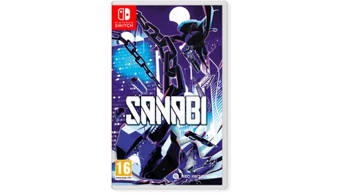 Sanabi (EU) - Switch [EU Version] - Nintendo Switch-Spiel, erlebe aufregende Plattform-Action in einer geheimnisvollen Cyberpunk-Dystopie mit dynamischer Armprothese und einer cleveren Hackerin an deiner Seite.