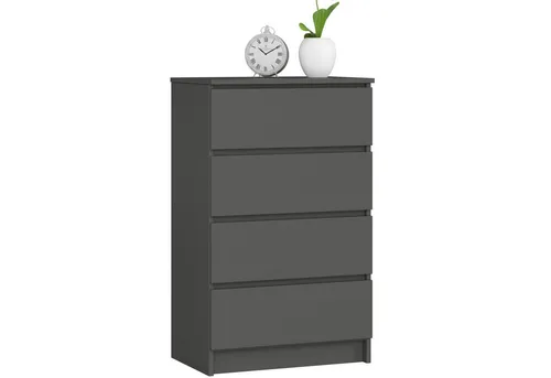 Raumhirsch Furniture Kommode Graphit, 60x99x40 cm