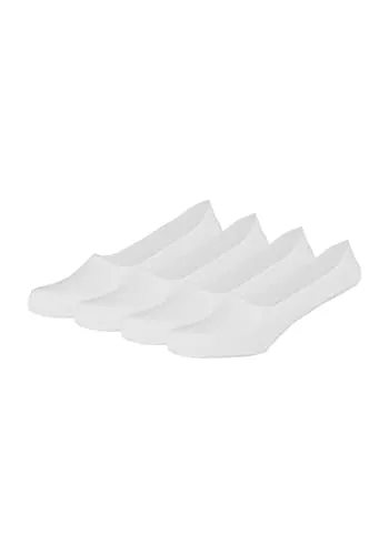 s.Oliver Damen Füßlinge 4er Pack 39/42 white von s.Oliver