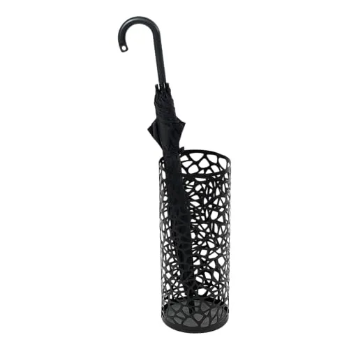 Yamazaki Schirmständer Schwarz, Metall 19x46 cm in schwarz von Yamazaki