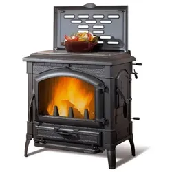 La Nordica Holzofen Isotta con Cerchi Evo | 11,9 kW - Kaminofen aus hochwertigem Gusseisen und Stahlblech, bietet effiziente Wärme und stilvolles Design für gemütliche Abende.