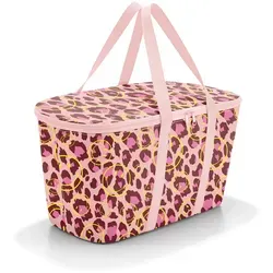 reisenthel coolerbag Smiley® Leo Blush – Hochwertige Kühltasche für Picknick und Einkauf - Die isolierte Kühltasche mit Aluminium-Innenfutter hält Snacks und Getränke lange kühl. Robust und wasserabweisend, ideal für unterwegs. Maße: 44,5 x 24,5 x 25 cm, Volumen: 20 l.