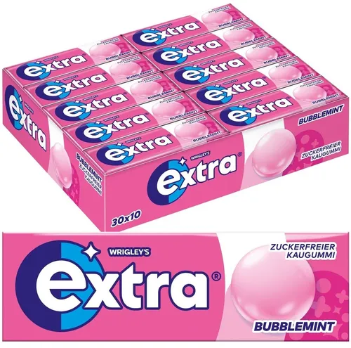 Wrigleys Extra Professional Bubblemint Kaugummi - 30 Stück