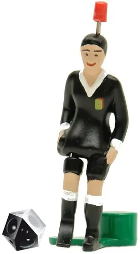 Tipp-Kick Tischfußballspiel Schiedsrichter Figur Schiri Kicker Spieler mit Ball LIMITED EDITION