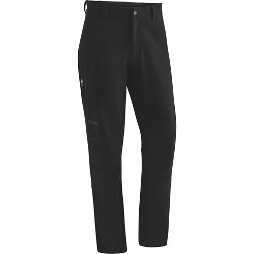 Maier Sports Herren Herrmann Wanderhose - Wasserabweisend und atmungsaktiv, ideal für Trekking und kalte Tage, Größe 48 EU, Schwarz