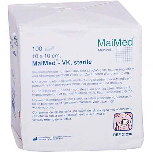 MaiMed® Vlieskompressen 10 x 10 cm 6 fach steril