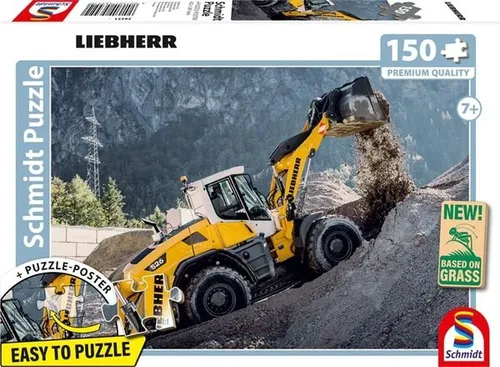 Schmidt Spiele Puzzle Liebherr Radlader L526 150 Teile