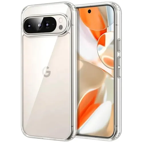 CoolGadget Ultradünne Handyhülle für Google Pixel 9 Pro Zero Case, ultradünne Soft Hülle aus TPU, kaum sichtbar & leicht, kompatibel mit Google Pixel 9 Pro (6,3 Zoll)