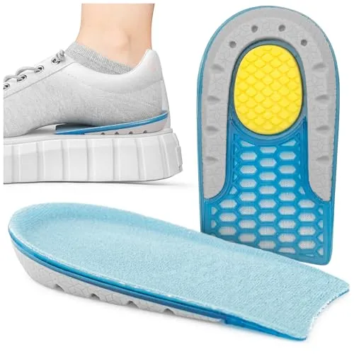 SULPO Fersenkissen für Schuhe – Fersenschmerz Einlagen Schuhe Herren & Damen für Haltungskorrektur, Beinlängendifferenz – 1 cm, 1 Paar