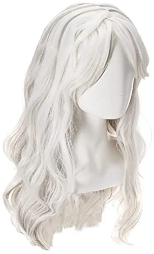 California Costumes Geisterbraut-Perücke - Halloween-Zubehör in Weiß-Grau - Perücke für Erwachsene, ideal für gruselige Halloween-Kostüme, aus 100% Polyester für einen bequemen Tragekomfort.