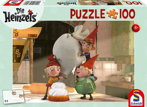 DIE HEINZELS - IN DER BACKSTUBE - Schmidt Kinder-Puzzle 56325 - 100 Teile Pcs.