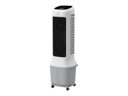 BE COOL Premium Tower Air Cooler BC10ACP2501W - Klimaanlagen mit 10 Liter Wassertank für langanhaltende Kühlung und bis zu 11 Meter Luftstromreichweite – ideal für optimale Luftzirkulation.