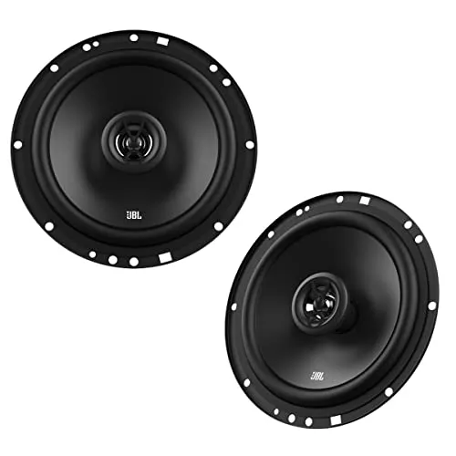 JBL Stage1 61F - 2-Wege Auto Lautsprecher Set - Car-HiFi-Lautsprecher mit 200 Watt Spitzenleistung, ideal für klaren JBL-Sound und einfache Montage hinter Originalgittern.
